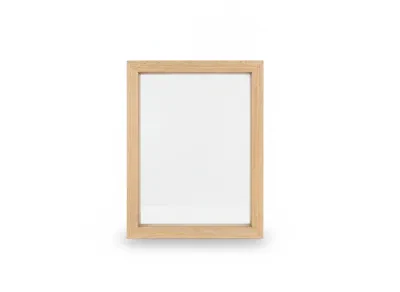 Cadre photo 3D bois — vue 1